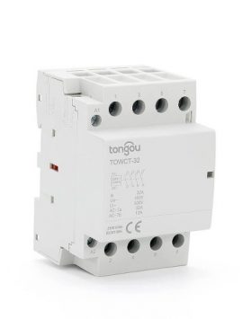 4-Polen-32A-Modulkontaktor-AC-Haushaltsmodul TOWCT
