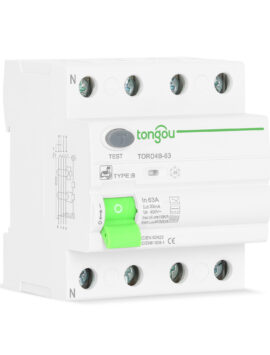 TORD4B 4P Dreiphasig 30mA - 300mA Typ B RCCB Gleichstrom RCD