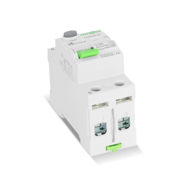 TORD4B-63 IEC/EN 62423 2P 16 - 63A 30 - 300mA Typ B RCD RCCB