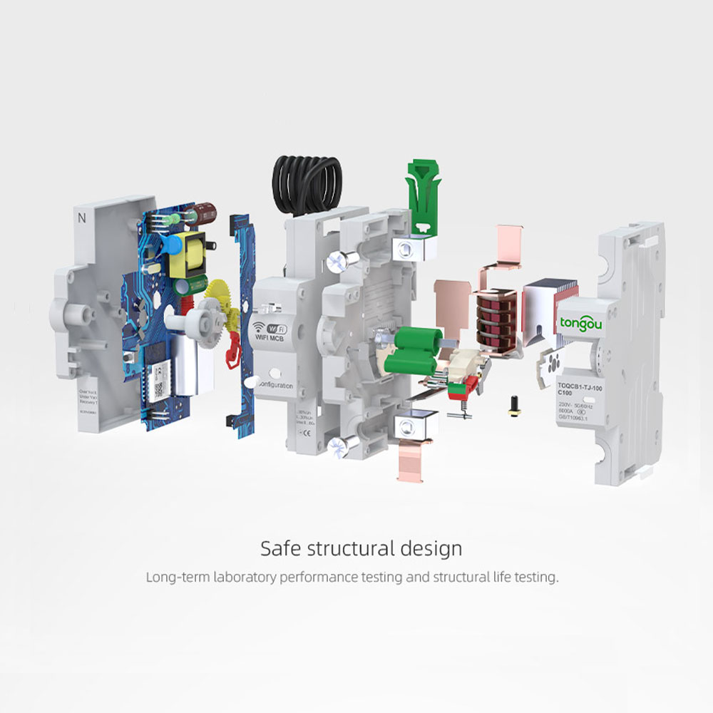 TONGOU-TOQCB1-T-100-WiFi-circuit-breaker-Structure