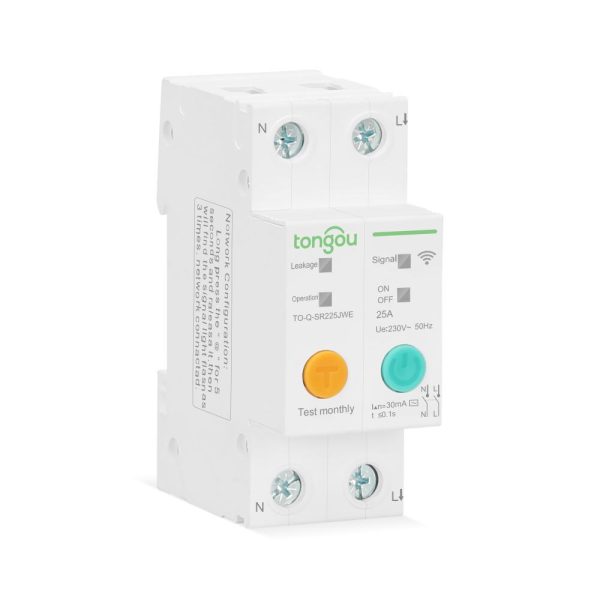 TUYA WiFi-Circuit-Breaker-DIN-Schiene-Schalter Mobil-Fernbedienung TO-Q-SR263JWE