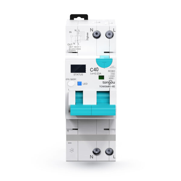 Zigbee-Smart-Schutzschalter RCBO - TOSMR1