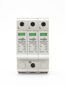 Protector de sobretensión SPD trifásico para casa TOWSP-B60
