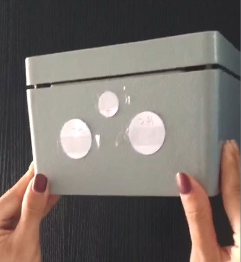 Waterproof aluminum box