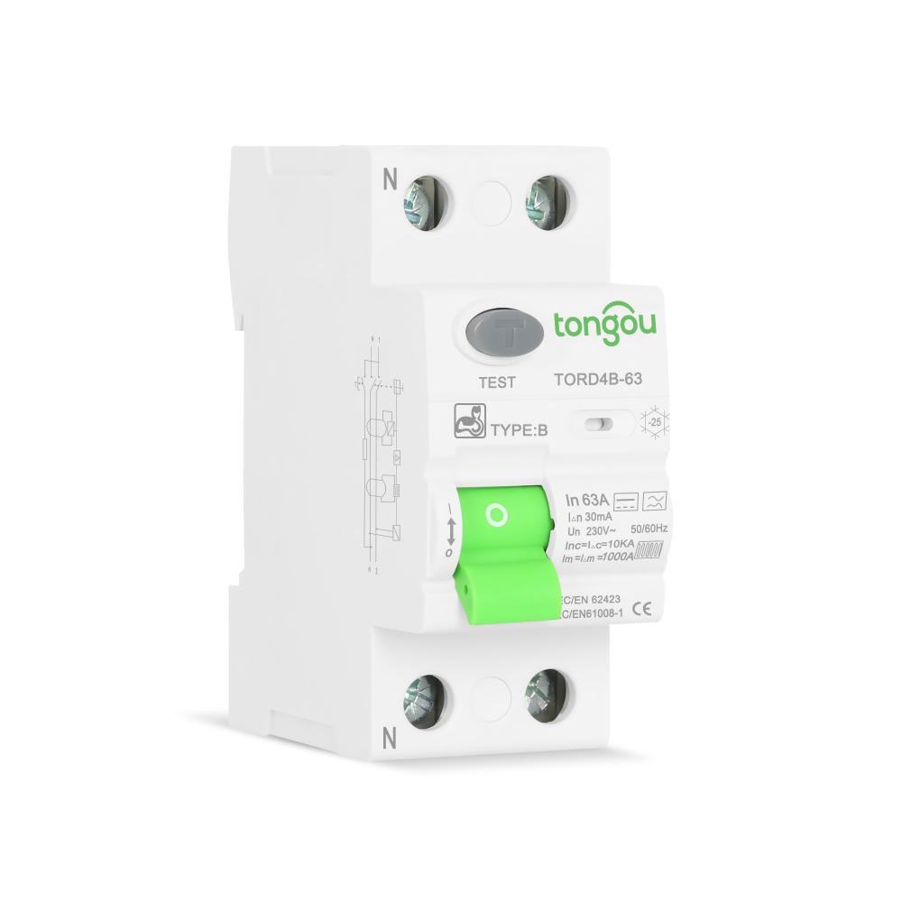 Type B RCD RCCB Earth Leakage Current breaker TORD4B 2P