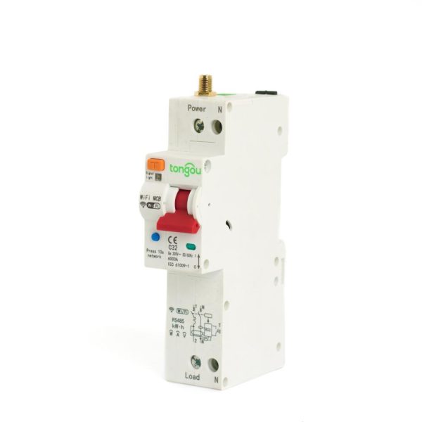 Interruttore Elettrico WiFi Smart Tuya con Monitoraggio dell'Energia TO-Q-ST163JWT 1P