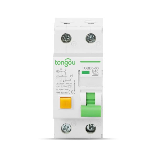 Interruttore Differenziale con Protezione da Sovraccorrente (RCBO) TOBD5 TONGOU