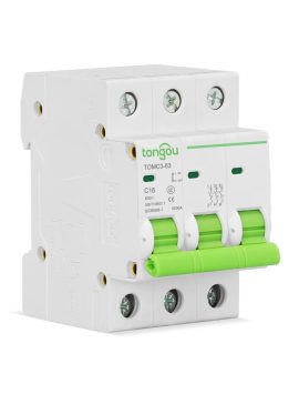 Miniature Circuit Breaker MCB TOMC3-63 3P 4.5kA Costruzione