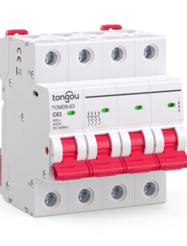 Interruttore magnetotermico AC MCB Mini C Curve Comodo 63A-TOMD6 4P
