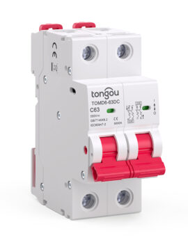 Interruttore magnetotermico miniatura DC C Curve-TOMD6 2P DC