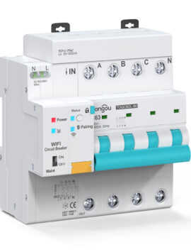 Interruttore Differenziale WiFi Smart RCBO con Timer e Controllo Remoto TUYA - TOQCB2L 4P