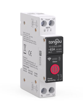 Interruttore intelligente Wi-Fi eWeLink su rail DIN TO-Q-SY2-JWE con monitoraggio della potenza in tempo reale