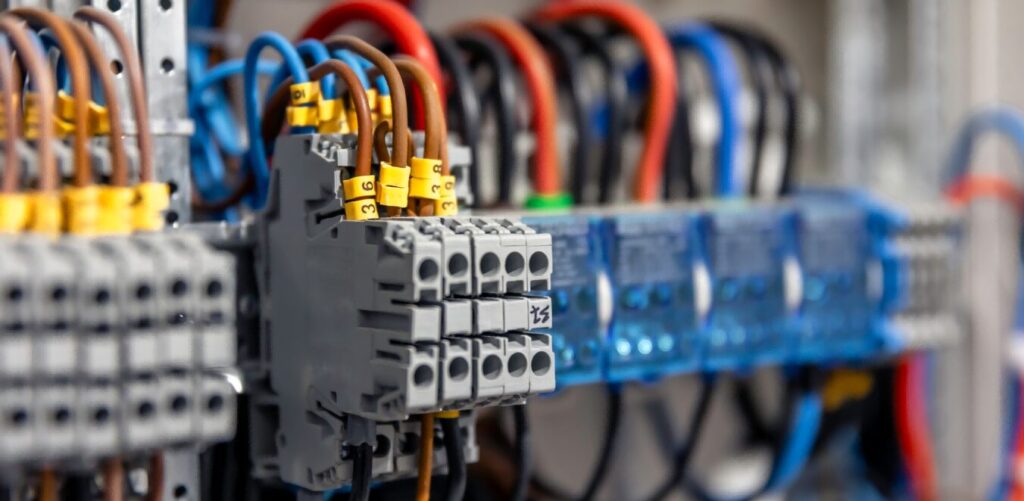 What does T1 and T2 mean on a contactor?