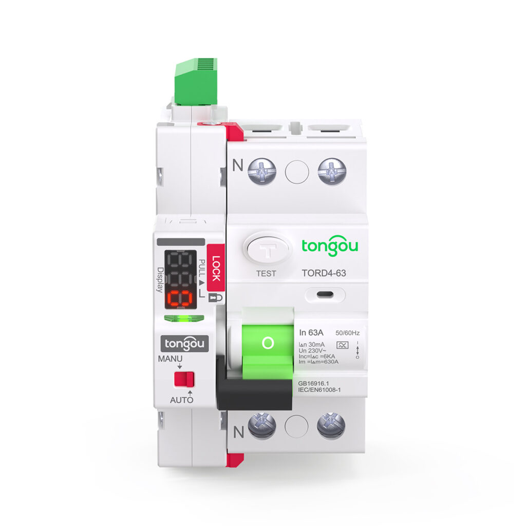 TOSAR+RD4A 4p tongou rccb interruttore automatico di riassestamento tipo a rcd