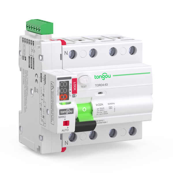 TOSAR+RD4A 4p tongou rccb interruttore automatico di riassestamento tipo a rcd