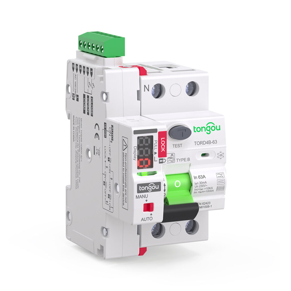 TOSAR+RD4B 2p auto recloser rccb di connessione