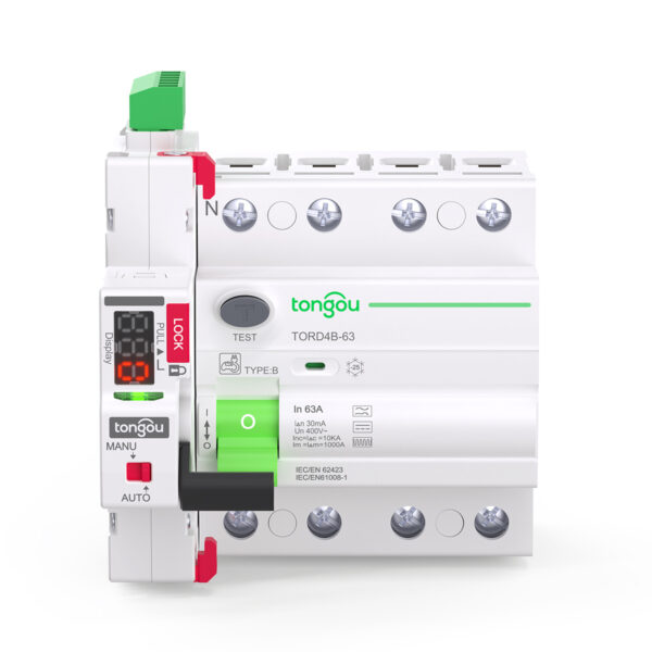 TOSAR+RD4B 4p auto recloser rcd rccb di Tongou