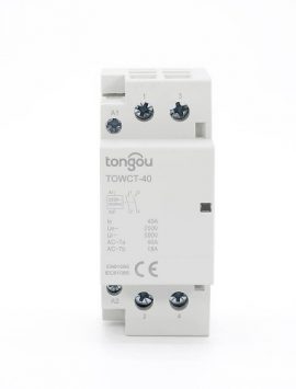 2 полюса Семья Модульный контактор 40А TOWCT TONGOU