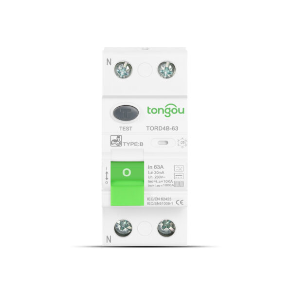 Тип B УЗО Автомат защиты от утечки тока на землю TORD4B