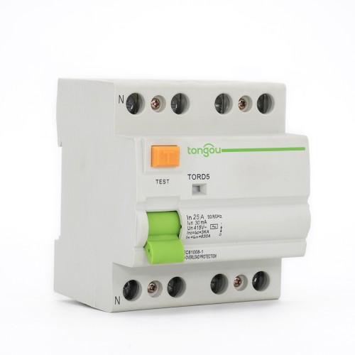 4P RCD RCCB Автомат защитного отключения TORD5