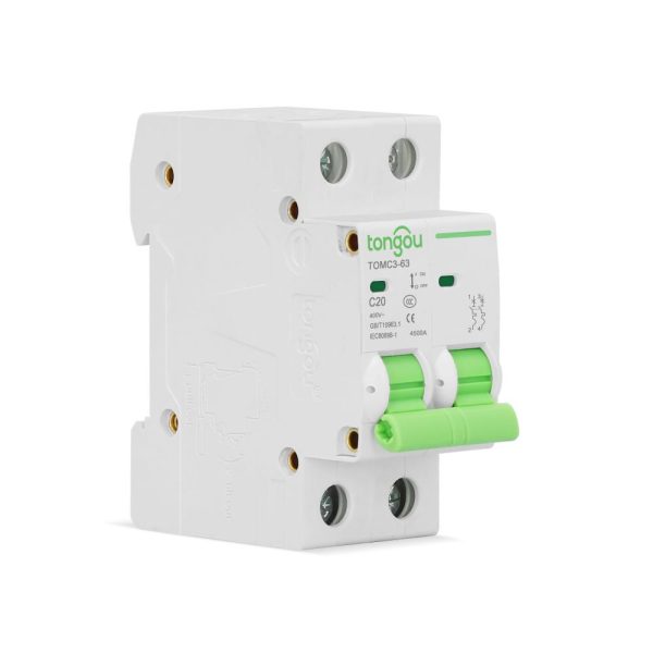 высокое качество 2P 40A MCB TOMC3 выключатель TONGOU