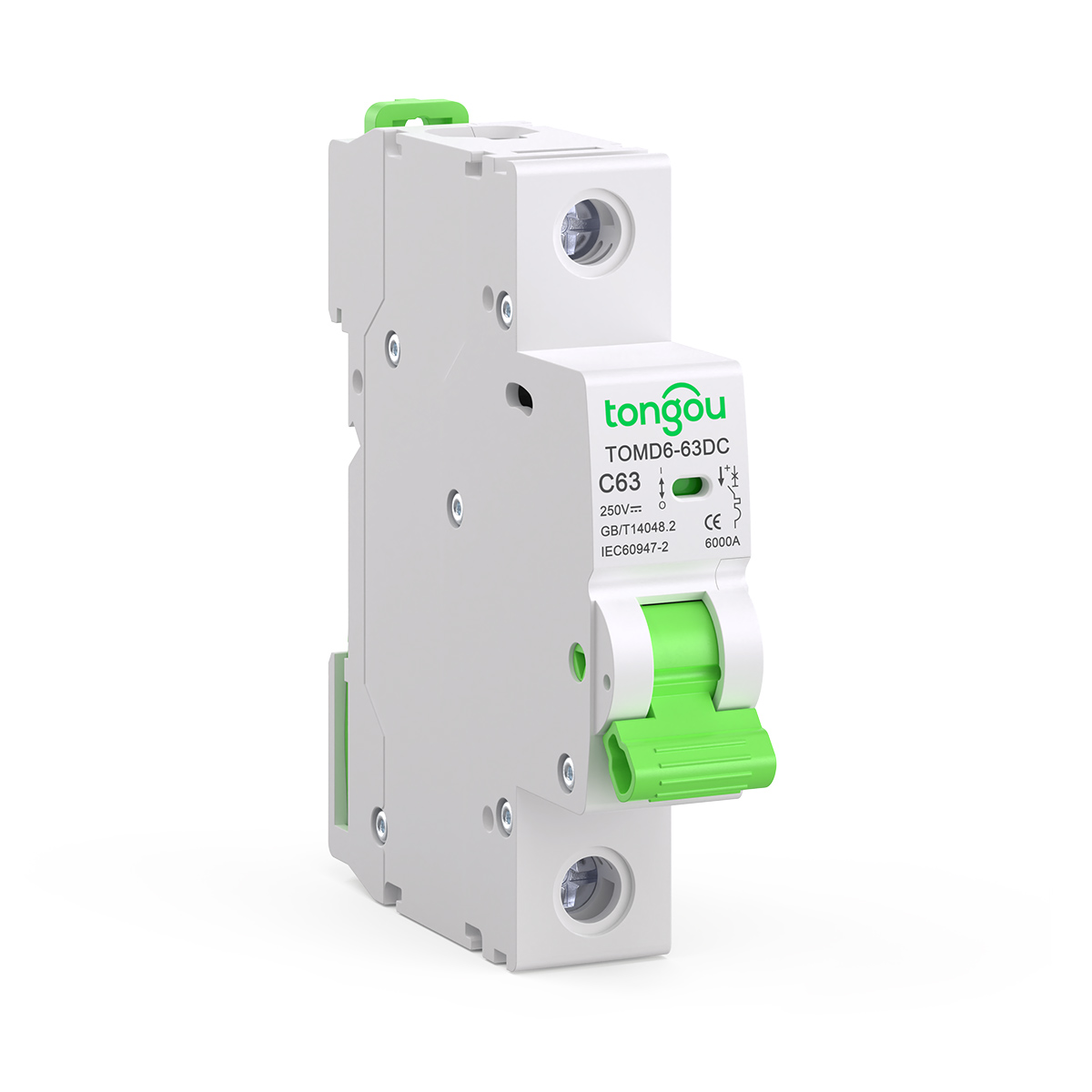 DC MCB Mini Circuit Breaker C Curve TORD6 1P