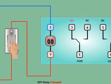 how the relay timers works off delay