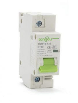 High breaking 1P 100A MCB miniature circuit breaker