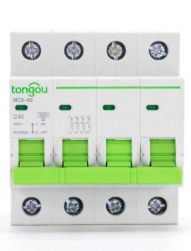 Advanced Design 4P Mini Circuit Breaker 40A MCB TOMC3-63