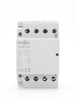 4P Contactor Din Rail Household Modular TOWCT-40