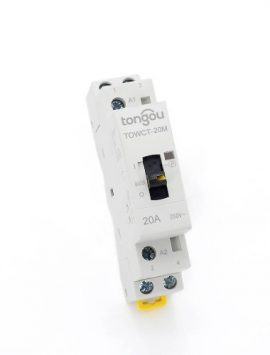 TOWCTH 2P AC Modular Contactor With Manual Control Switch