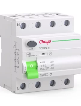 TORD4B-4P-Type-B-RCD-(1)_Chayo-Type B rcd 4P residual current device