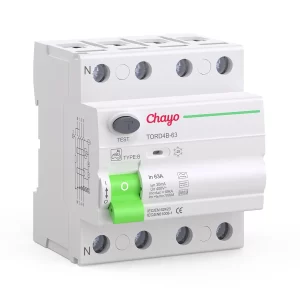 TORD4B-4P-Type-B-RCD-(1)_Chayo-Type B rcd 4P residual current device
