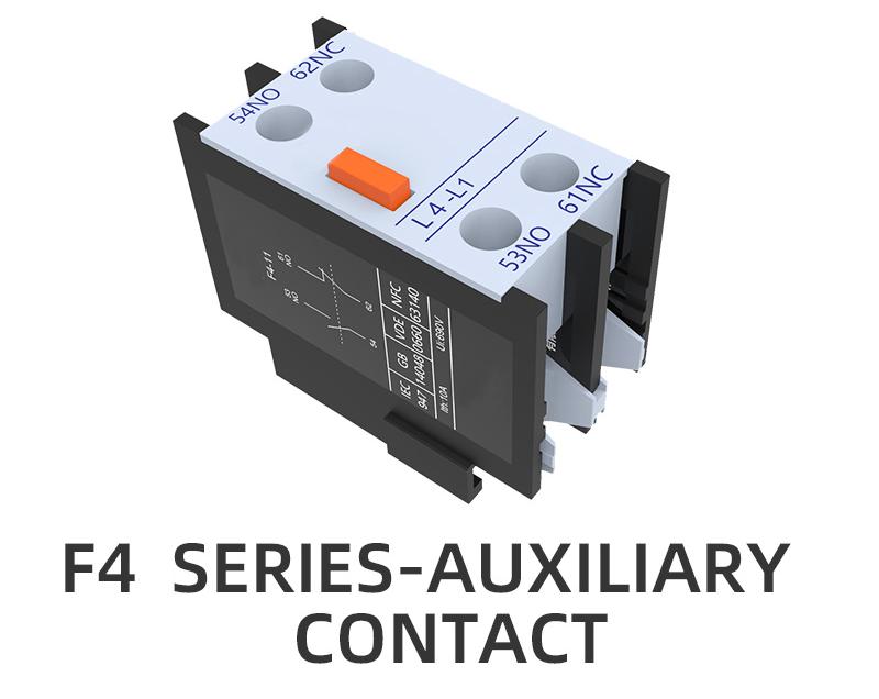 Auxiliary contacts of AC contactor