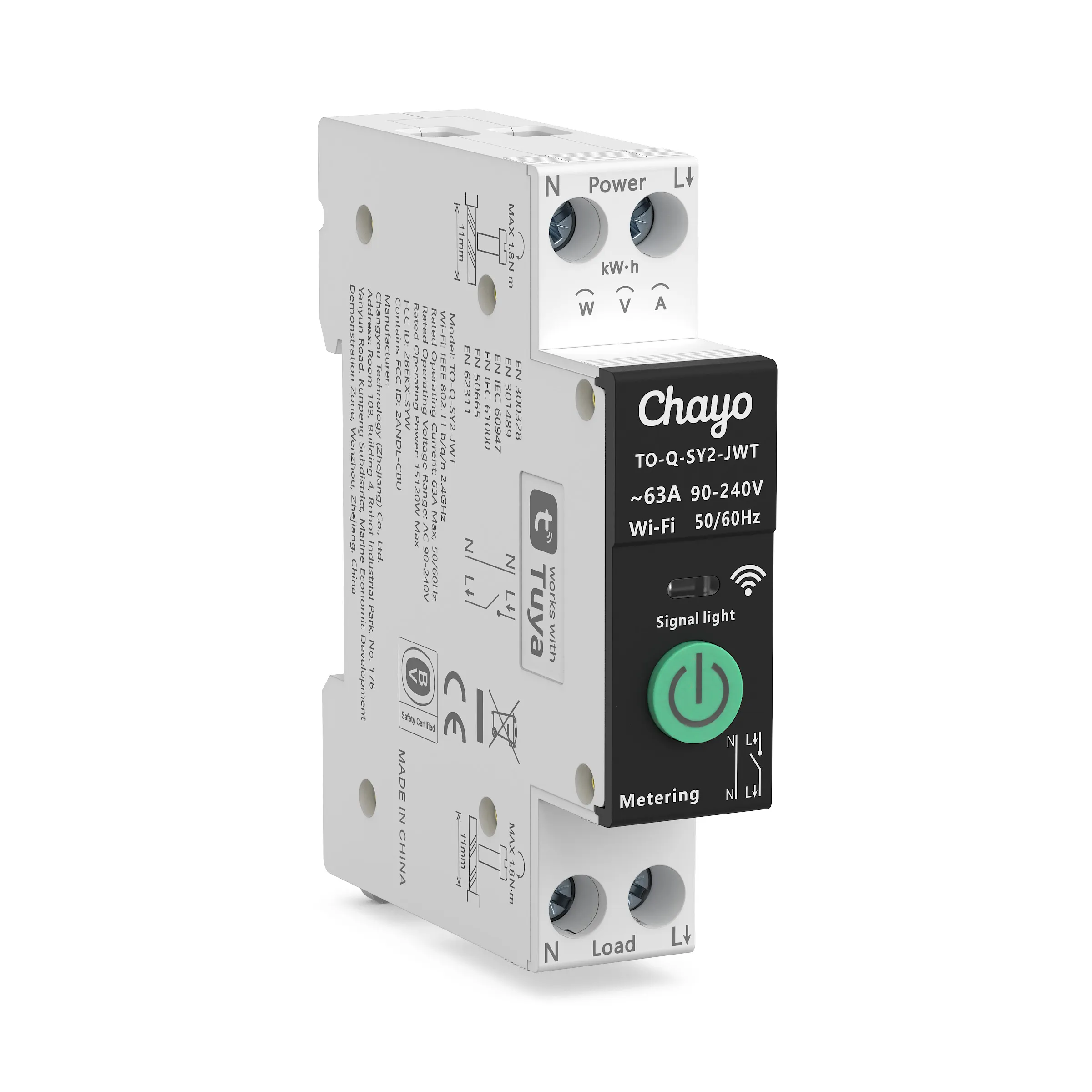 TO-Q-SY2-JWT Din Rail Smart WiFi