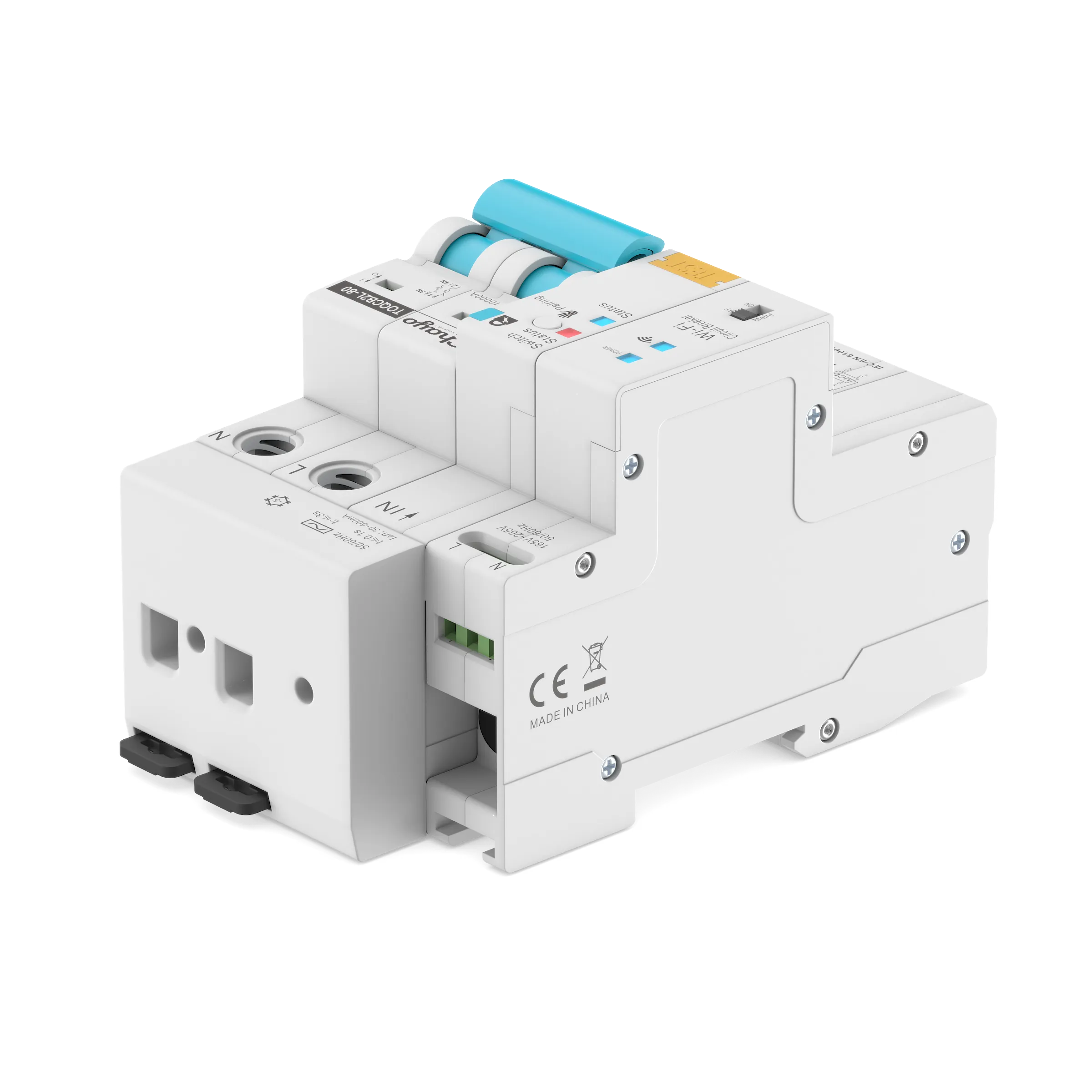 TOQCB2L-JWTAC-1_Chayo-WIFI 2P RCBO METERING TYPE AC