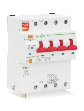 TUYA WIFI Smart Control Circuit Breaker Three Phase RCBO TO-Q-ST463JWT