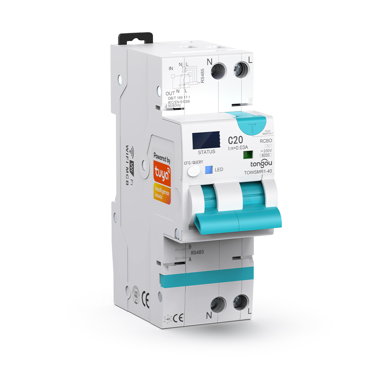 WIFI Smart Electrical Circuit Breaker Meaning RCBO TOSMR1
