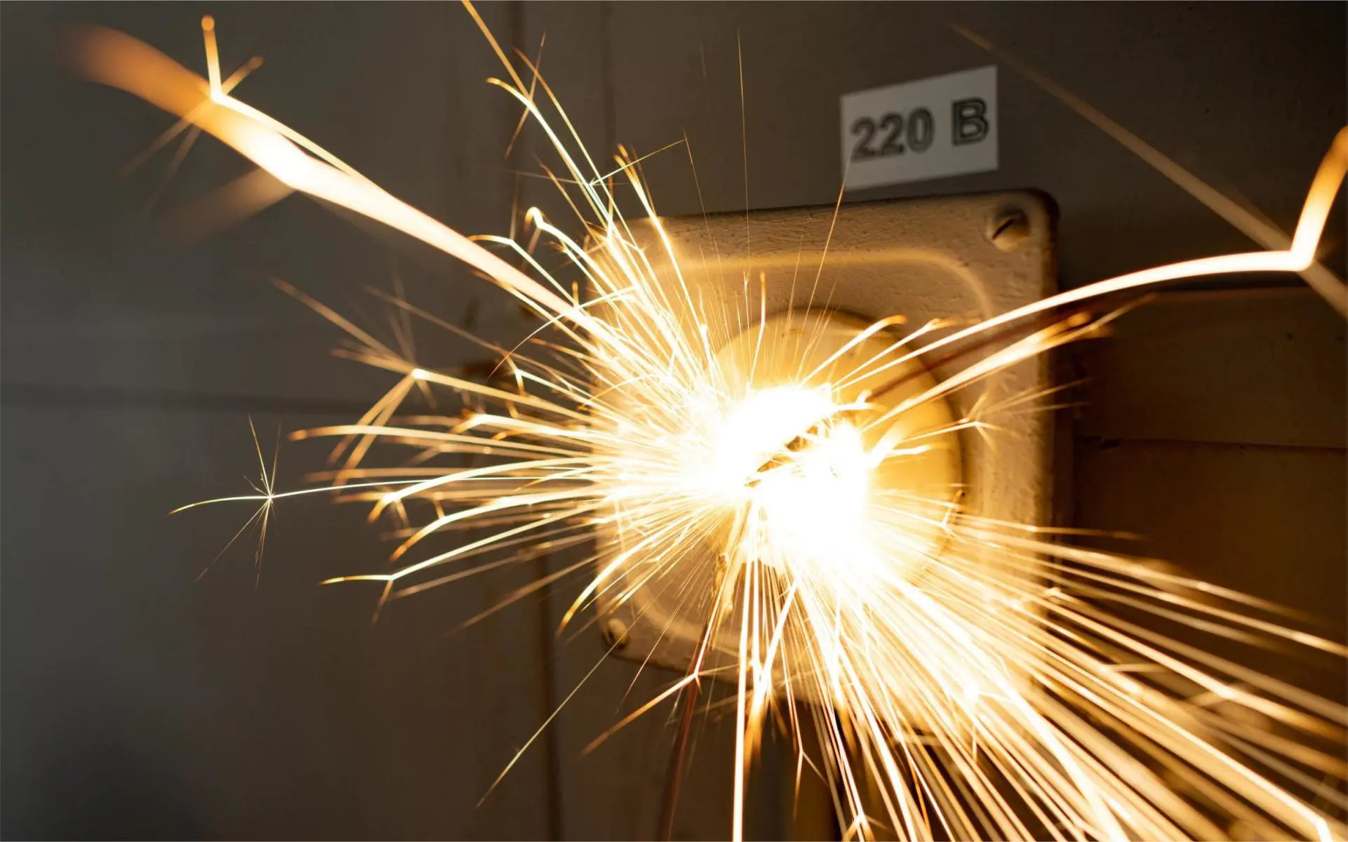 Circuit breaker keeps tripping causing sparks