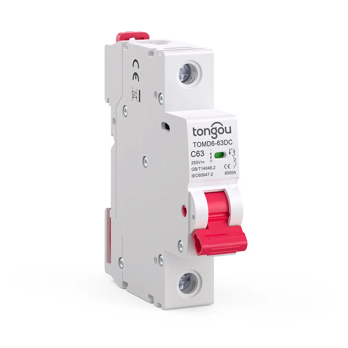 DC MCB Mini Circuit Breaker C Curve Easily Installed-TOMD6