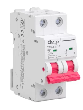 TOMD6-2D-1_Chayo-DC MCB CIRCUIT BREAKER 2 WAY PRICE