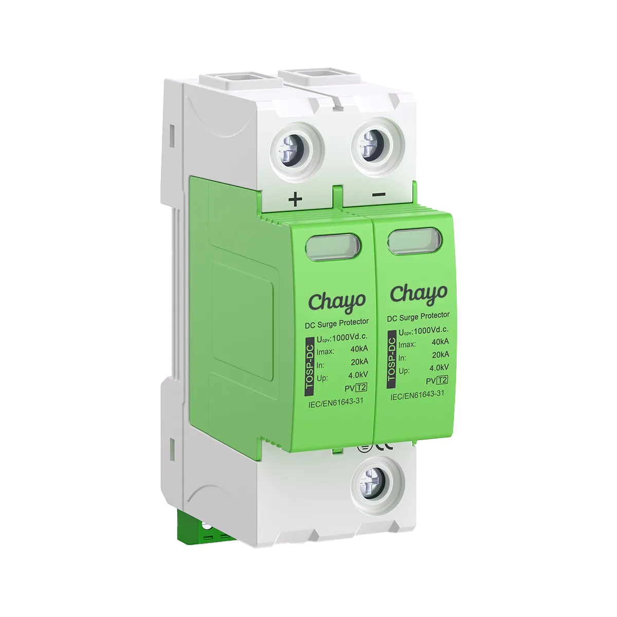 TOSP-DC-2P-1000V-_Chayo-DC-2-way-surge-protective-device-spd-manufacturer