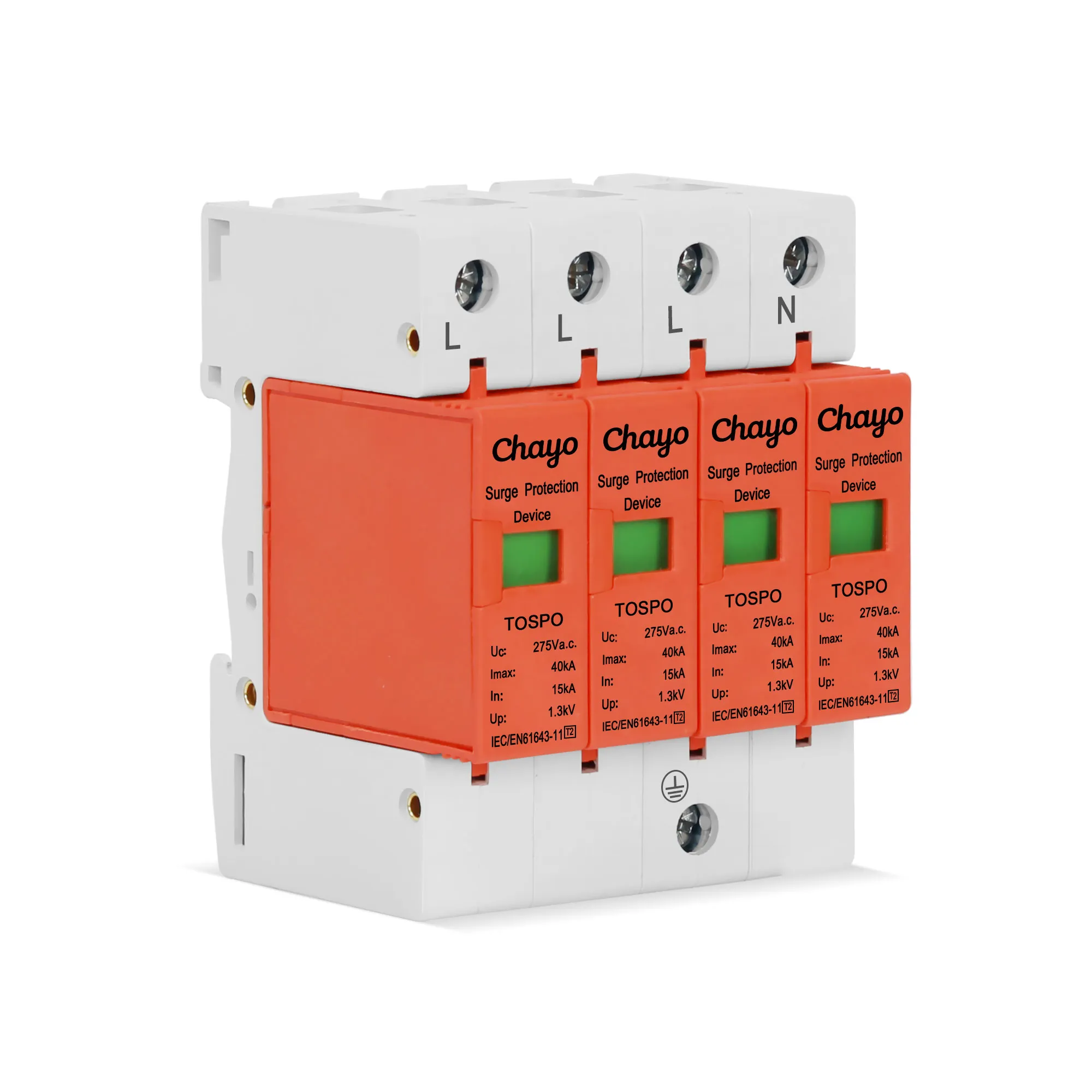 TOSPO-4P-4_Chayo-AC-4P-surge-protective-device-spd