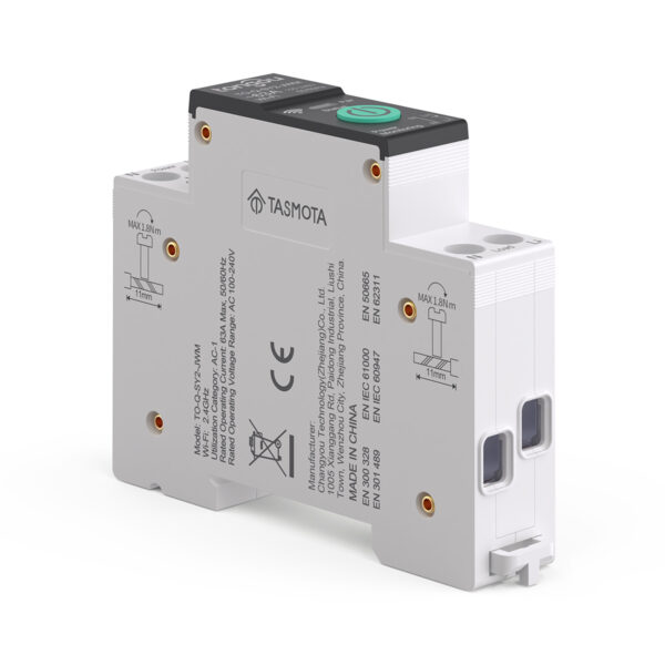 TO-Q-SY2-JWM Wi-Fi TASMOTA Smart Switch metering