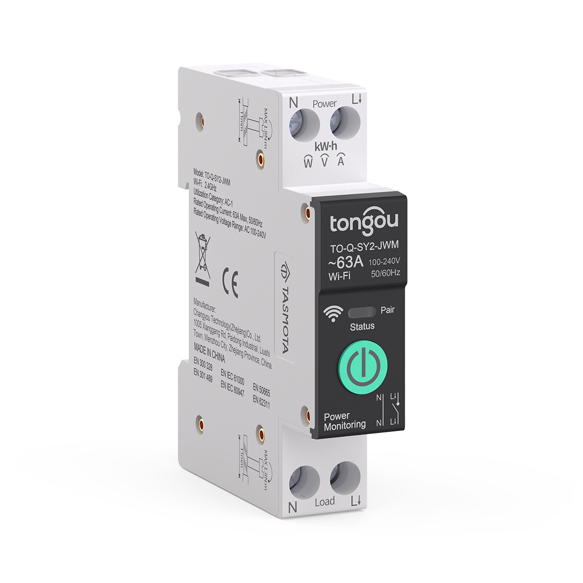 TO-Q-SY2-JWM Wi-Fi TASMOTA Smart Switch