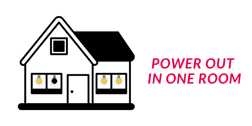 Power Out in One Room