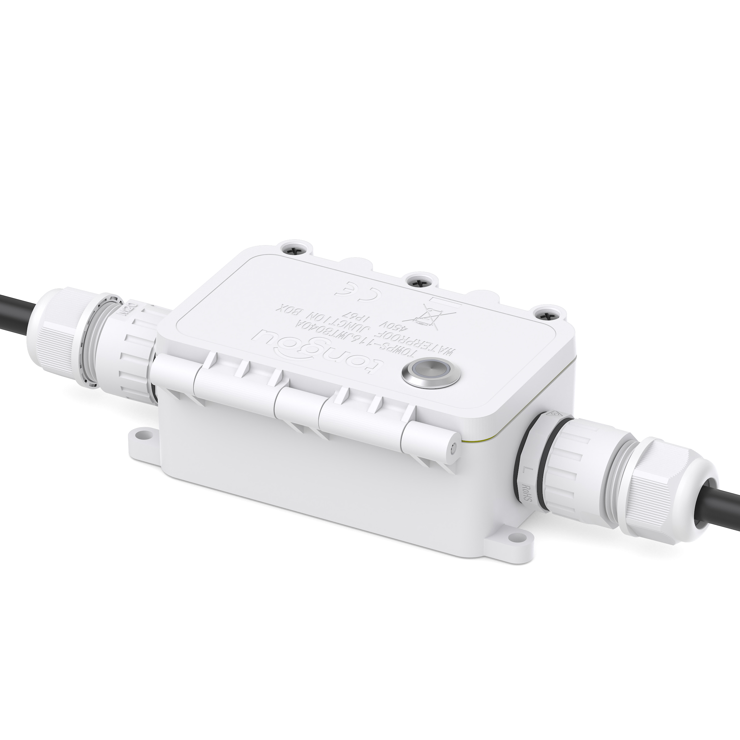 IP67 WiFi Waterproof Smart Junction Box with Power Monitoring TOWPS