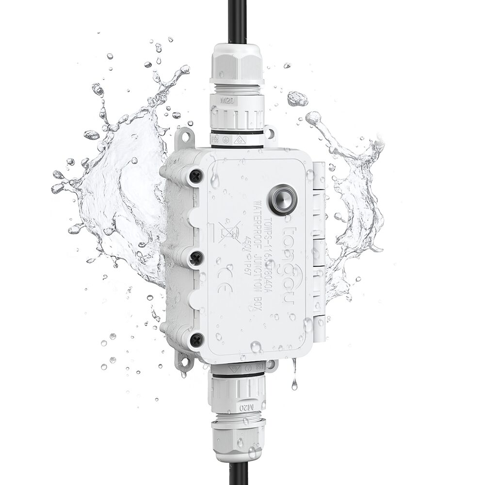 IP67 WiFi Waterproof Smart Junction Box with Power Monitoring TOWPS