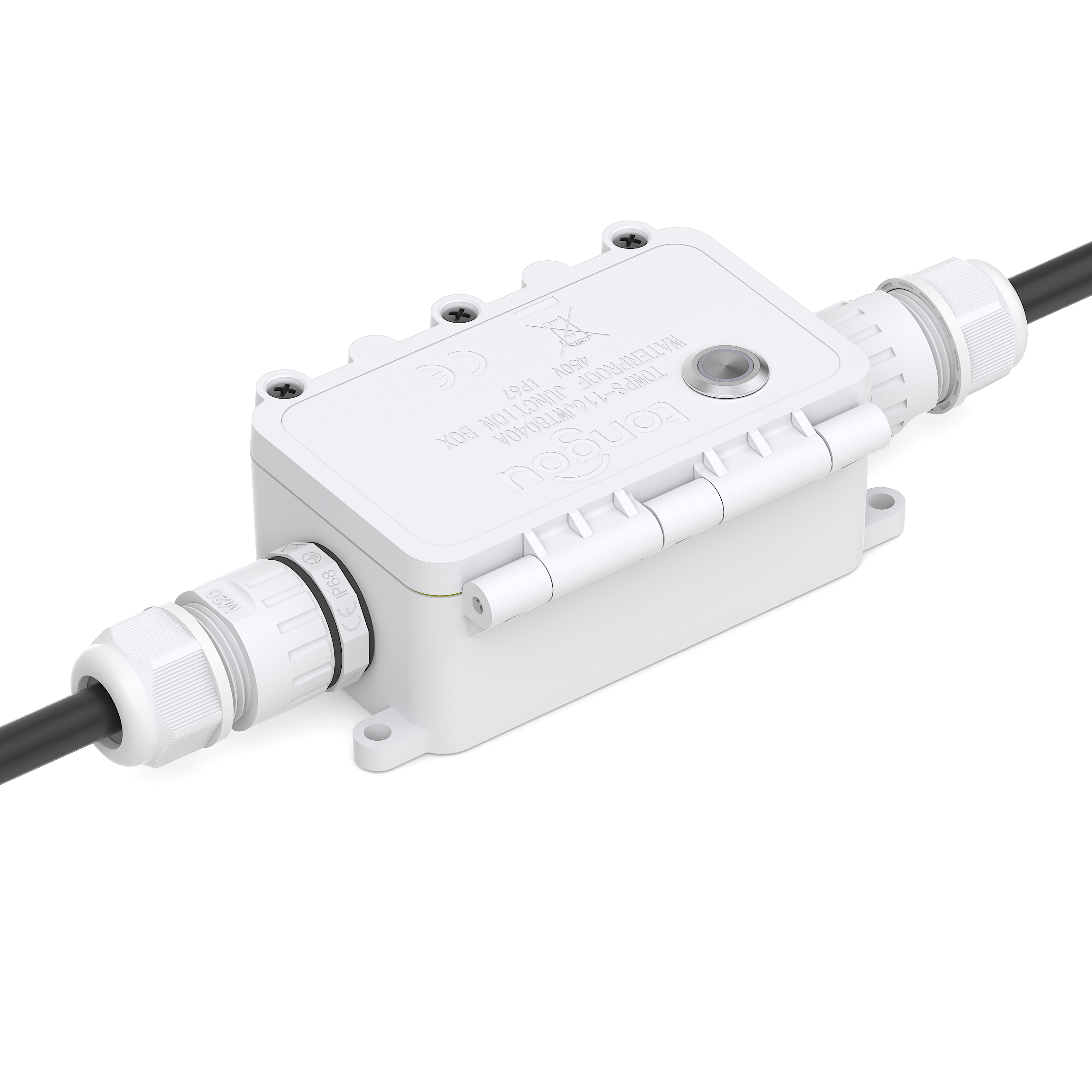 IP67 WiFi Waterproof Smart Junction Box with Power Monitoring TOWPS